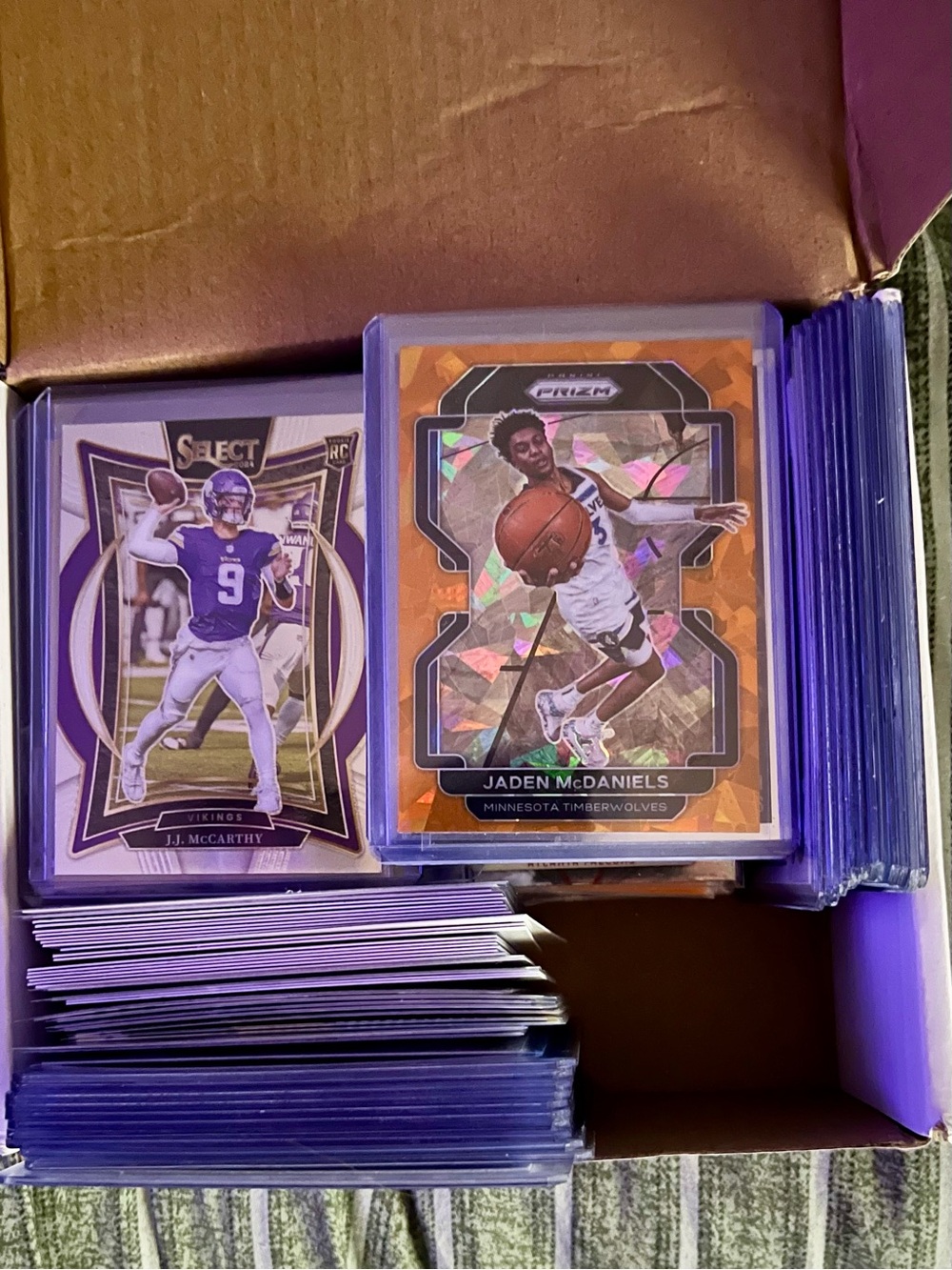 Large Sports Card Rookie & Insert Lot. NFL/MLB/NBA - Picture 2 of 4